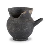 ETRUSCAN ONE-HANDLED OLLA 7th-6th CENTURY BC