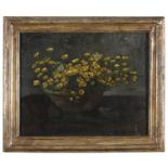 OIL PAINTING OF FLOWERS 20TH CENTURY