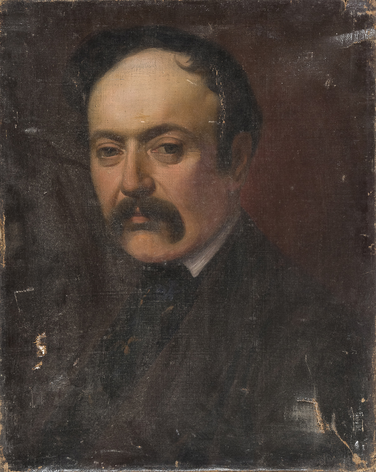 OIL PORTRAIT OF A MAN 19TH CENTURY