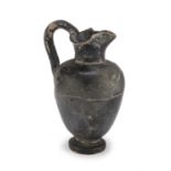 BLACK-FIGURED APULIAN OINOCHOE 4th-3rd CENTURY BC