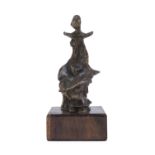 MULTIPLE BRONZE SCULPTURE OF A SITTING WOMAN 20TH CENTURY