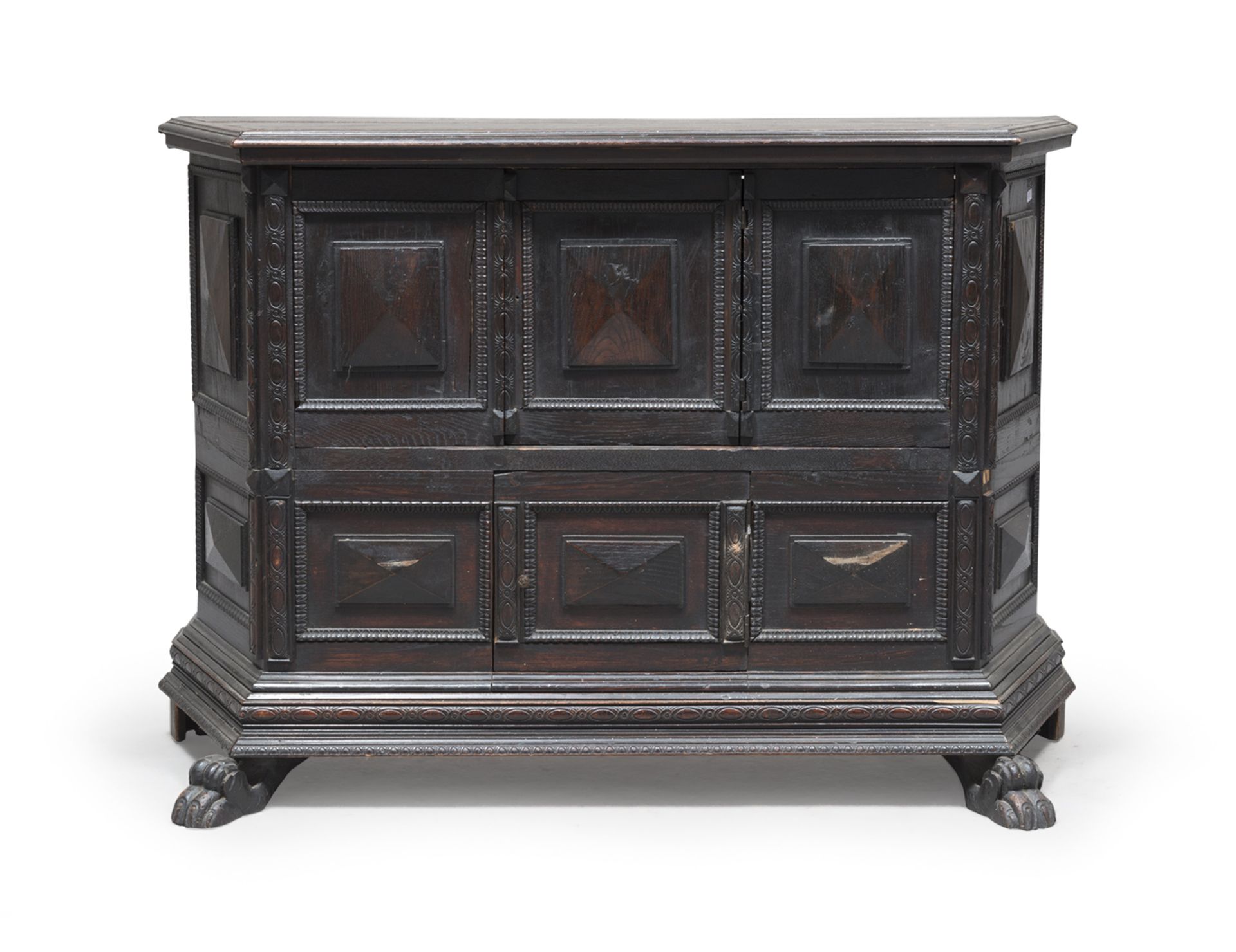 CHESTNUT SIDEBOARD PROBABLY PIEDMONT - Image 2 of 2