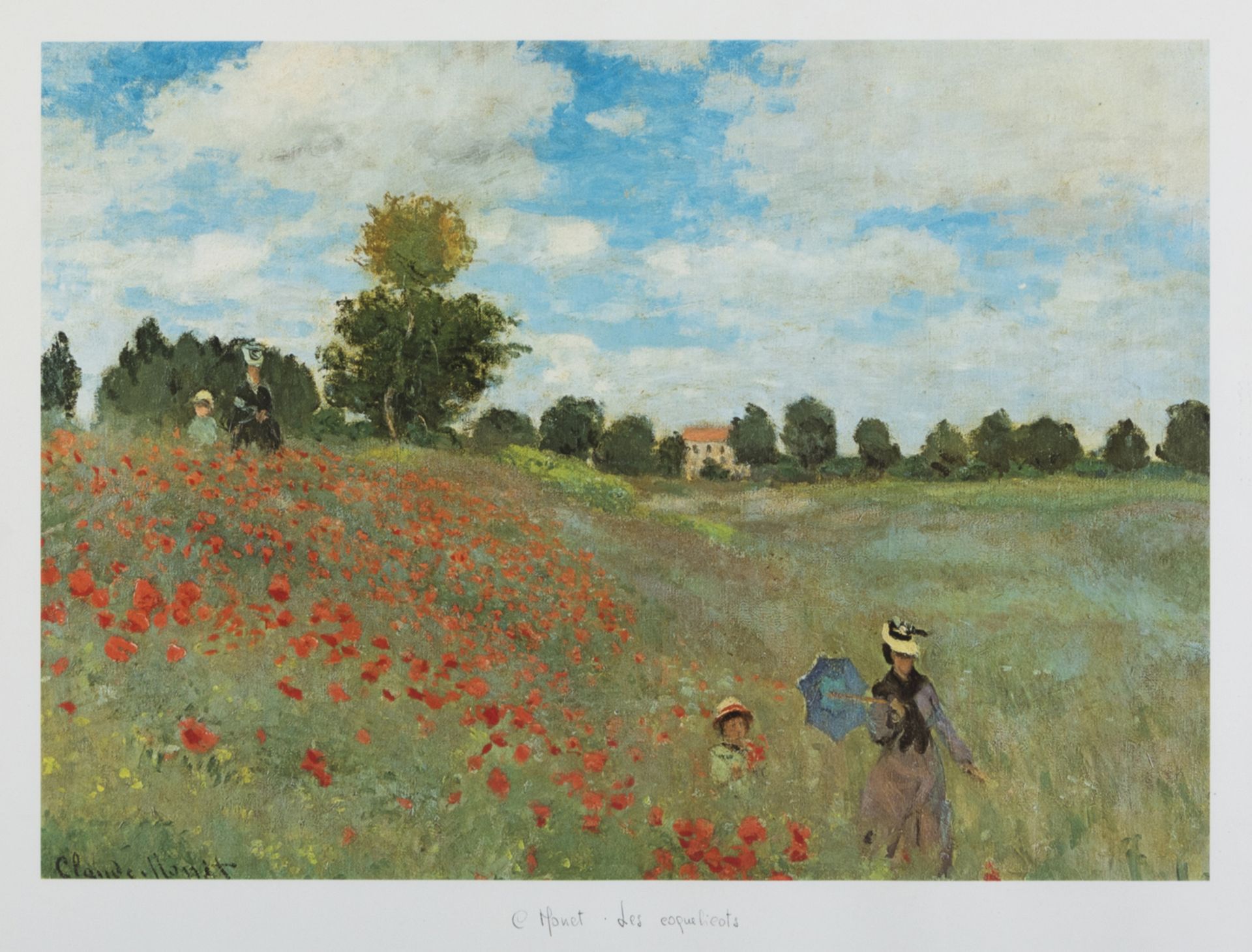 REPRODUCTION OF A WORK BY MONET