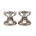 PAIR OF SILVER CANDLESTICKES FLORENCE 1944/1968
