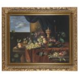 ACADEMIC OIL PAINTING OF A STILL LIFE 20TH CENTURY