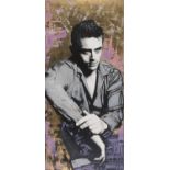 MIXED TECHNIQUE 'JAMES DEAN'ù BY FRANCESCO BRUSCIA