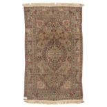 KIRMAN LAVER RUG 20TH CENTURY