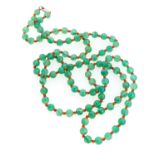 JADE AND CORAL NECKLACE