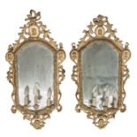 PAIR OF MIRRORS PROBABLY NAPLES 18TH CENTURY