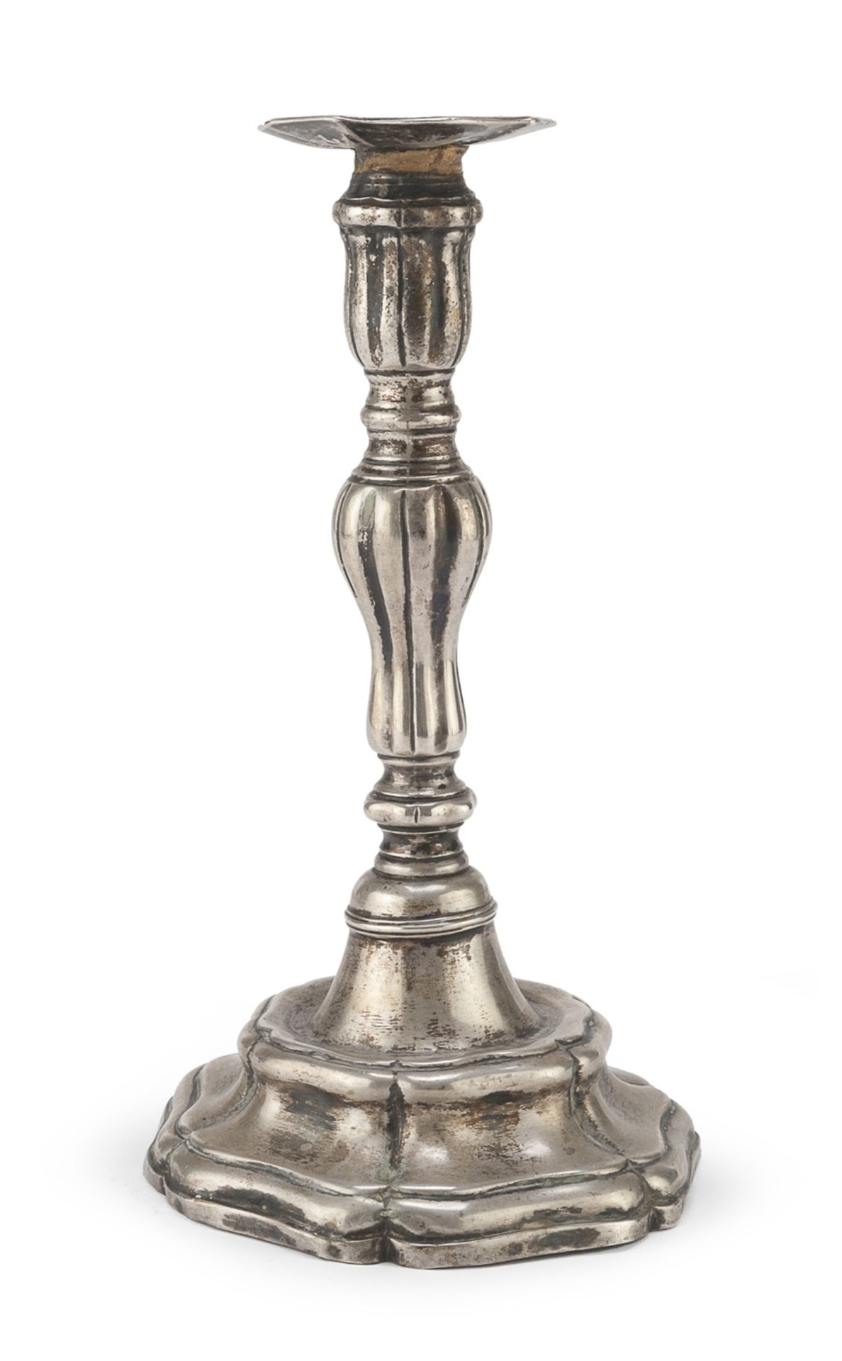 SILVER CANDLESTICK ADOLPHE FREMONT FRANCE 19TH CENTURY