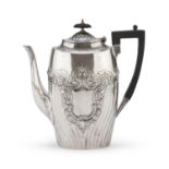 SILVER COFFEE POT DIXON & SON 1892