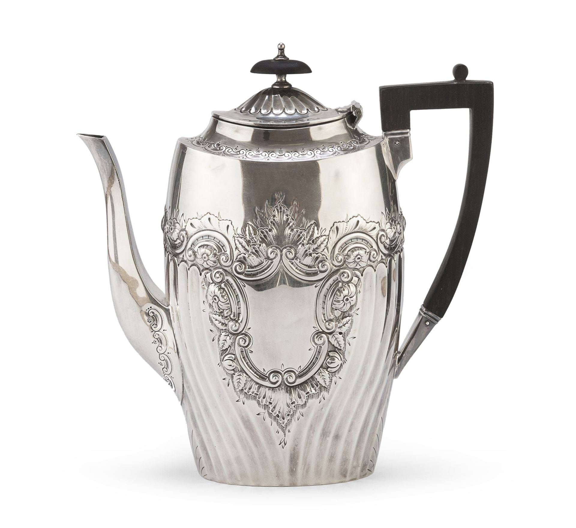 SILVER COFFEE POT DIXON & SON 1892