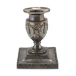 SMALL SILVER-PLATED CANDLESTICK EARLY 20TH CENTURY