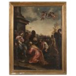 OIL PAINTING THE ADORATION OF THE MAGI BY FRANCESCO FONTEBASSO