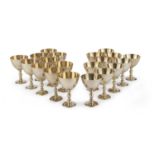 SILVER GOBLET SET BULGARI ROME 1977