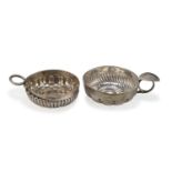 TWO SILVER TASTEVINS FRANCE EARLY 20TH CENTURY