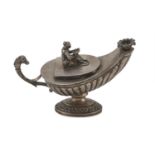 SILVER OIL LAMP FLORENCE 1934/1944