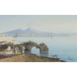 GOUACHE PAINTING OF NAPLES SIGNED ‘GIANNI’ EARLY 19TH CENTURY