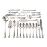 SILVER CUTLERY SERVICE A. CESA ALESSANDRIA 1934/1944