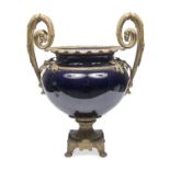 VASE IN CERAMIC AND BRONZE FRANCE NAPOLEON III PERIOD