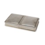 GAME CARD HOLDER IN SILVER ITALY 20TH CENTURY