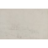 PAIR OF PENCIL LANDSCAPE DRAWINGS BY RICHARD PHENE SPIERS