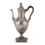 SILVER COFFEE POT LONDON 1785