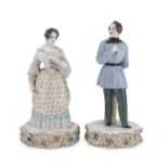 PAIR OF PORCELAIN FIGURES 19TH CENTURY