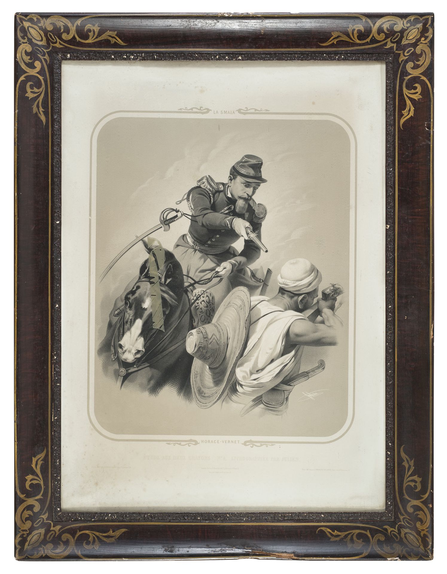 FOUR LITHOGRAPHS BY HORACE VERNET