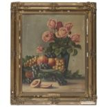 OIL PAINTING OF A STILL LIFE SIGNED ‘P. BELONNI’ EARLY 20TH CENTURY