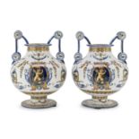 PAIR OF CERAMIC VASES PROBABLY DERUTA 19TH CENTURY