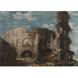 OIL VIEW OF THE COLOSSEUM BY DIRCK VERHAERT