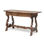 LYRE WRITING DESK IN WALNUT