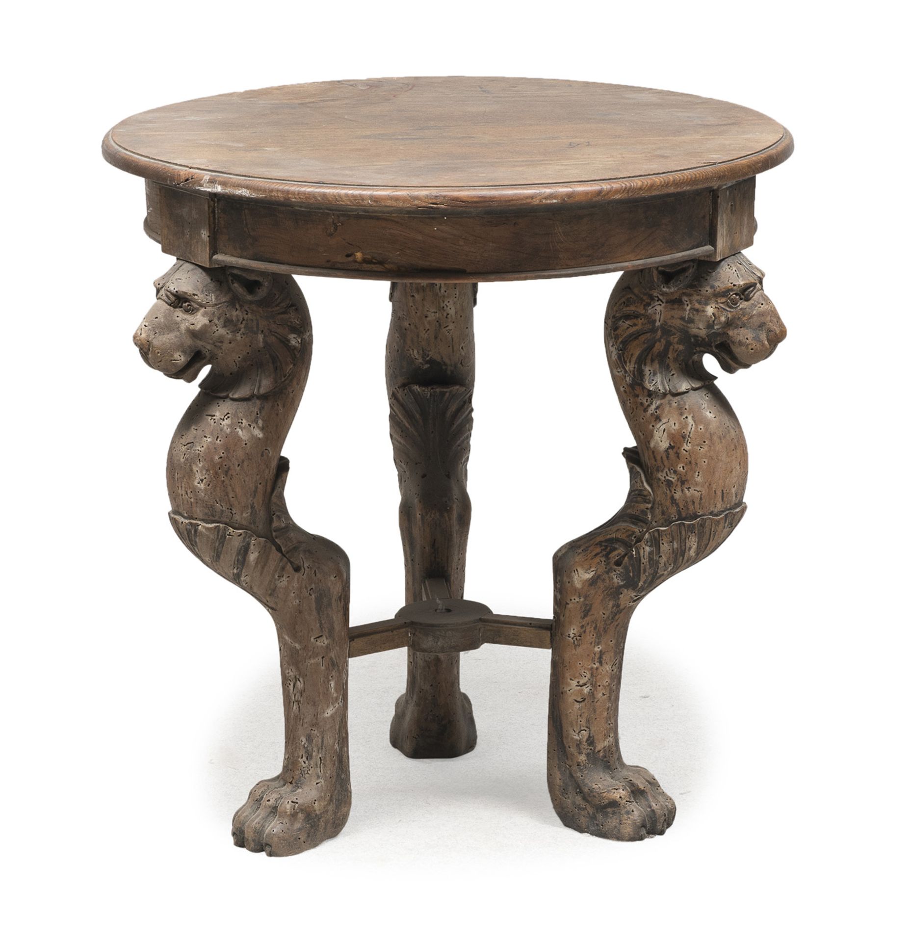 SMALL TABLE WITH 18th CENTURY ELEMENTS