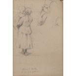 TWO PENCILS STUDIES BY SILVIO GIULIO ROTTA