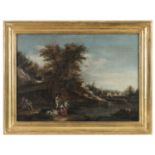 PAIR OF OIL LANDSCAPES ATT. TO GIUSEPPE ZAIS