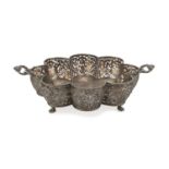 SILVER FRUIT BOWL MESSULAM MILAN POST 1968