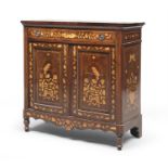 DUTCH INLAID MAHOGANY SIDEBOARD 19TH CENTURY