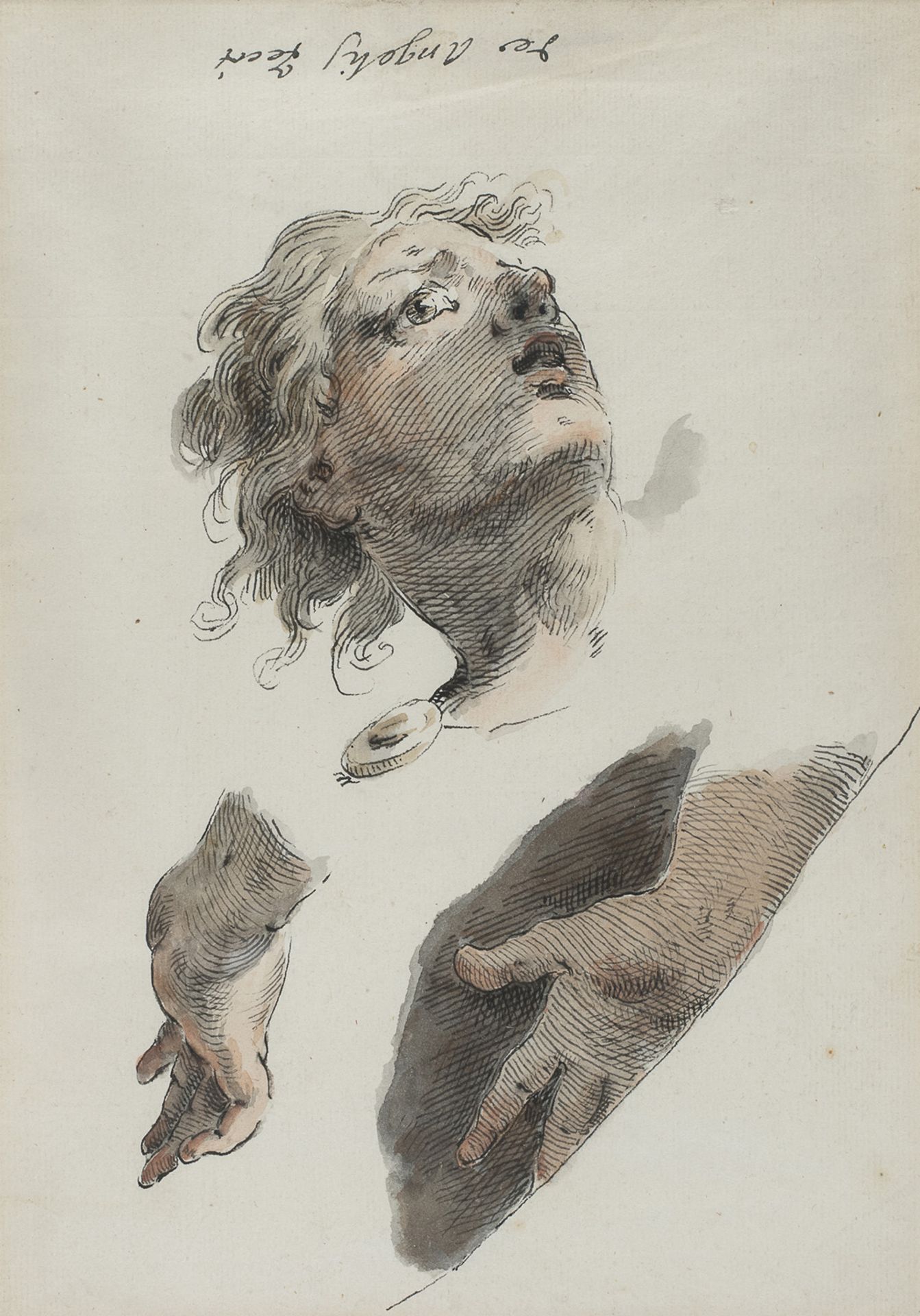 INK AND WATERCOLOR BY DOMENICO DE ANGELIS