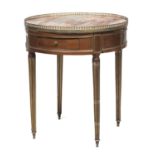 TABOURET TABLE WITH GRANITE TOP FRANCE LUIGI XVI PERIOD