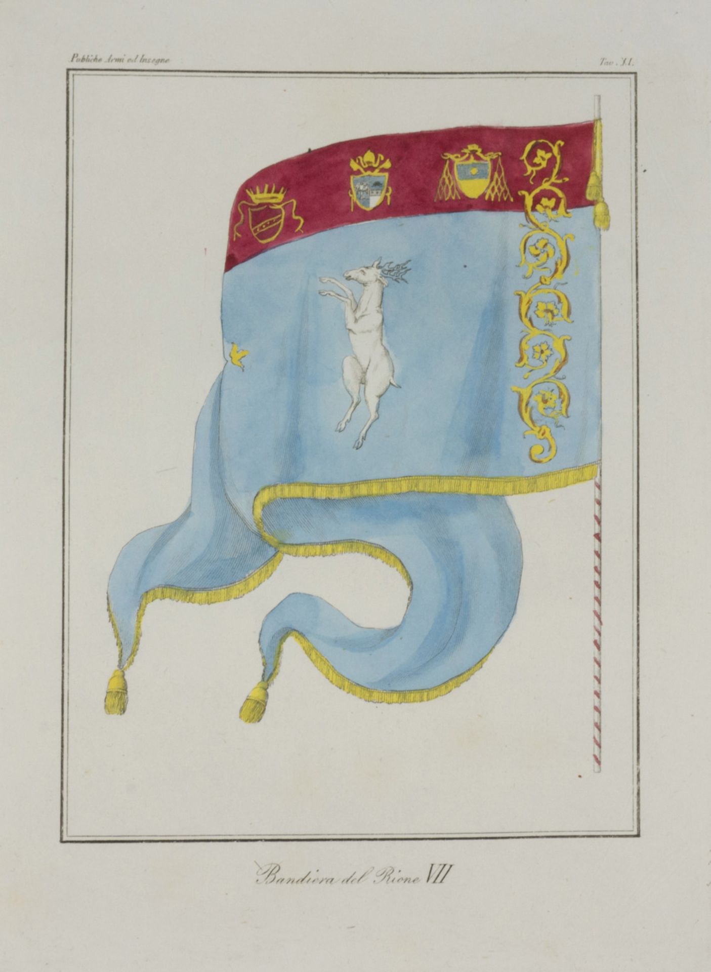 FIFTEEN ENGRAVINGS OF HERALDIC COAT OF ARMS 19TH CENTURY - Image 3 of 4