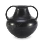 TWO-HANDLED OLLA ETRUSCAN STYLE 20th CENTURY (not exportable from Italy)