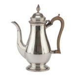 SILVER-PLATED COFFEE POT SHEFFIELD EARLY 20TH CENTURY