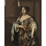 OIL PORTRAIT OF A NOBLE WOMAN BY PETER LELY'S FOLLOWER
