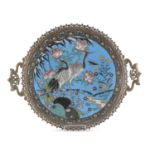 A CHINESE CLOISONNÉ DISH EARLY 20TH CENTURY