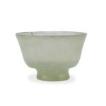 A CHINESE JADE BOWL. 20TH CENTURY.