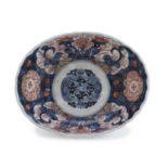 A JAPANESE POLYCHROME ENAMELED PORCELAIN BOWL SECOND HALF 19TH CENTURY.