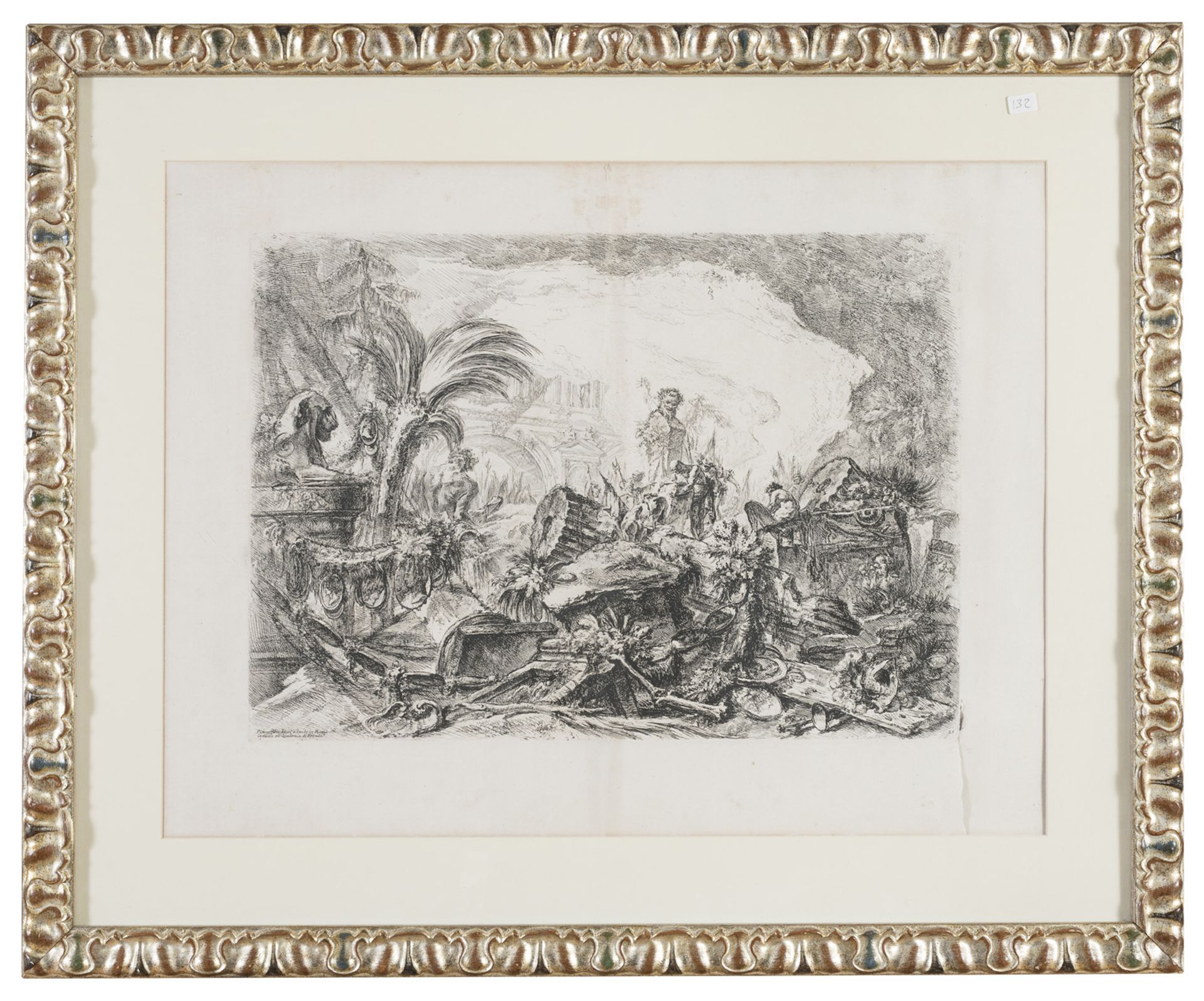 FOUR ENGRAVINGS AFTER PIRANESI EARLY 20TH CENTURY