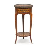 MARQUETRY SIDE TABLE 19TH CENTURY