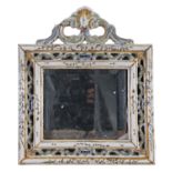 MIRROR IN MAJOLICA CAMPANIAN WORKSHOP LATE 18TH CENTURY